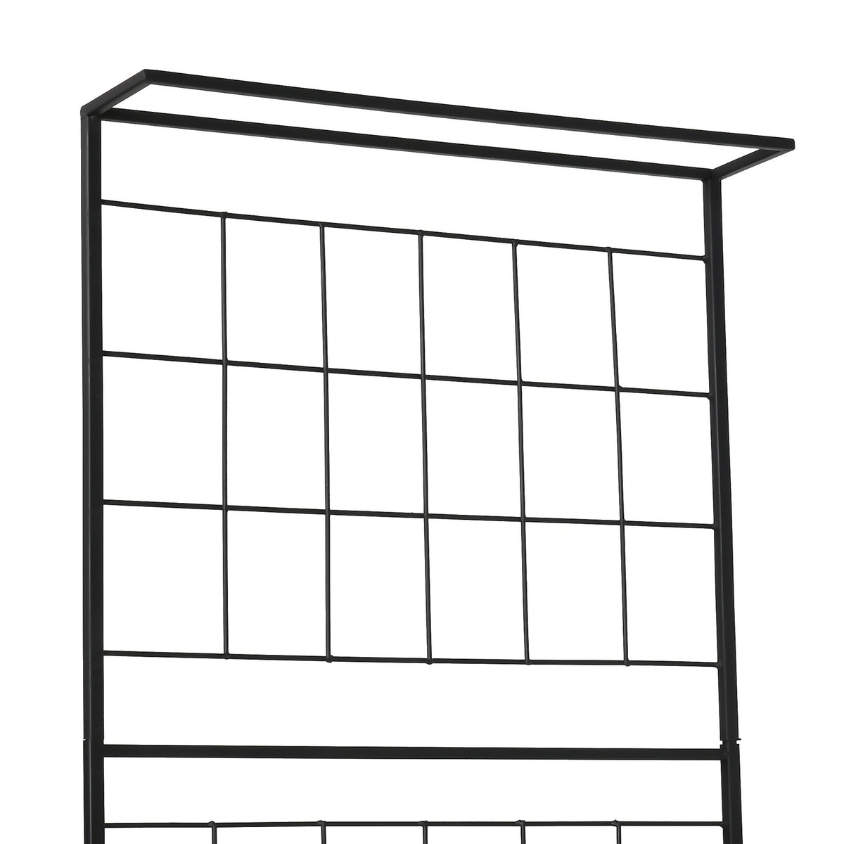Flower Stairs Metal 3 Steps Plant Stand For Indoor & Outdoor, Ladder Shelf, Black, 60.5X59.5X95.5Cm