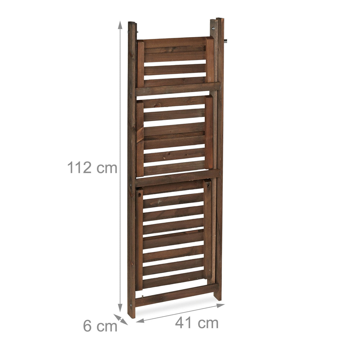 Flower Stairs Wood Dark Brown