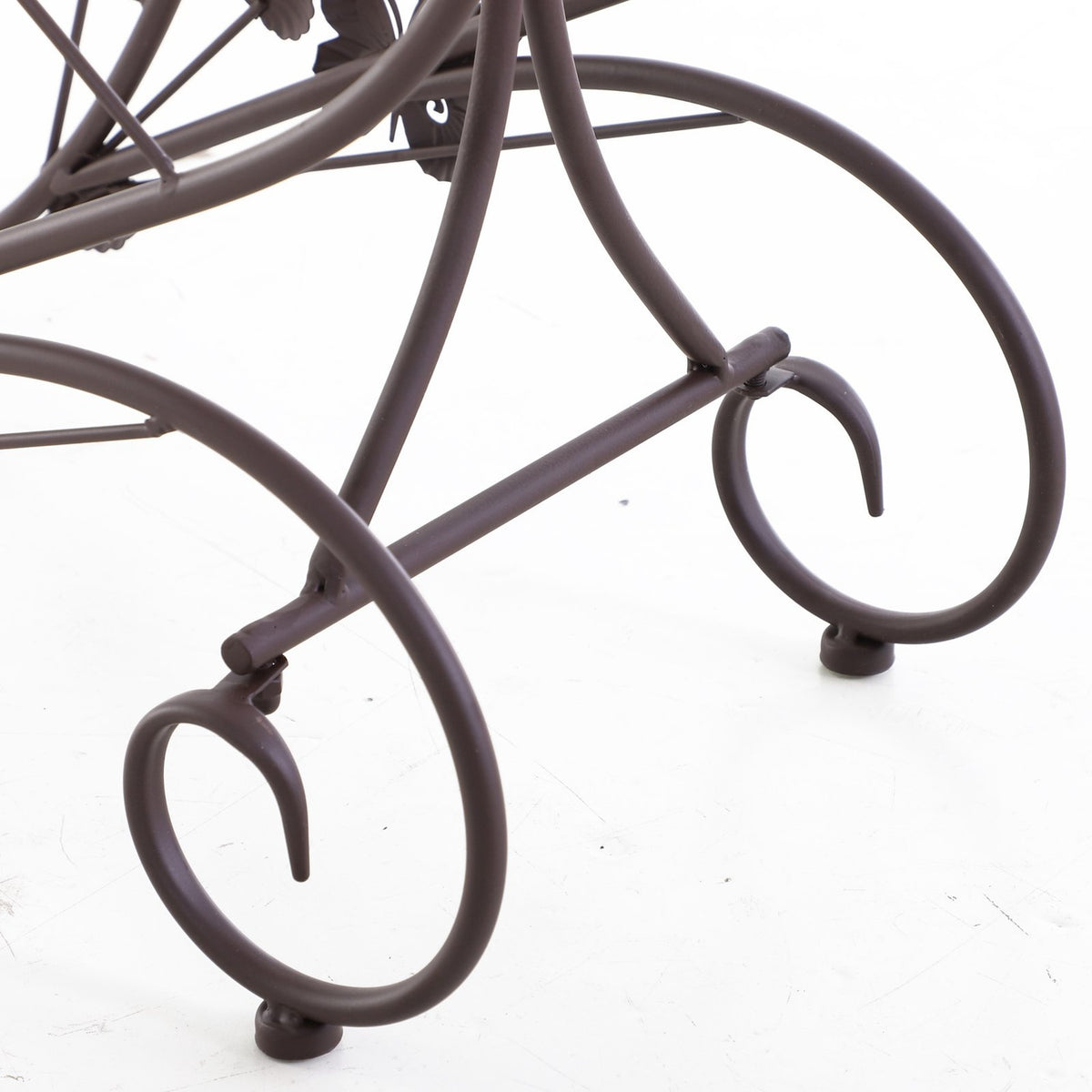 Flower Stand French Style Three Tier Plant Shelf Metal Bronze 76X27X67Cm