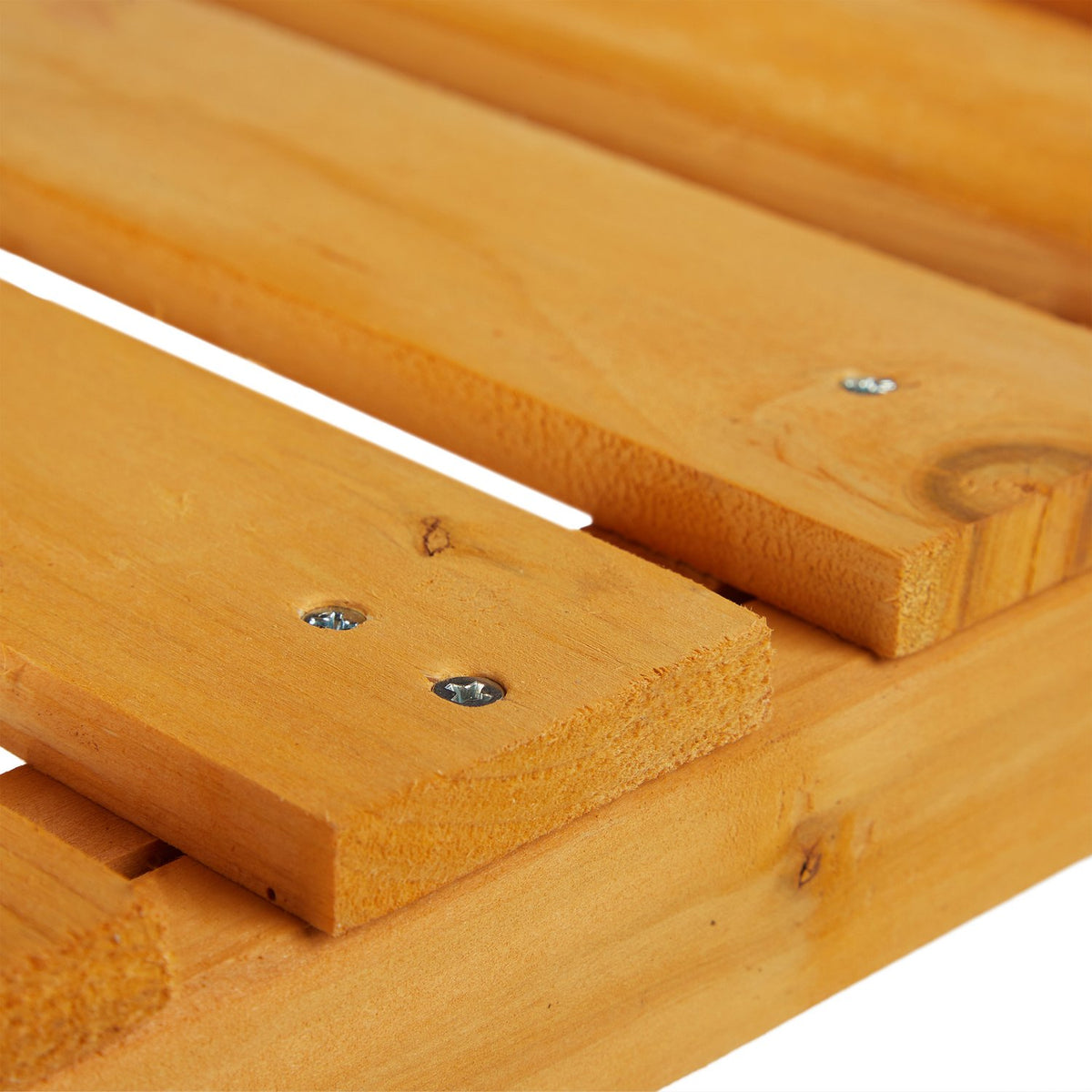 Flower box on wooden legs