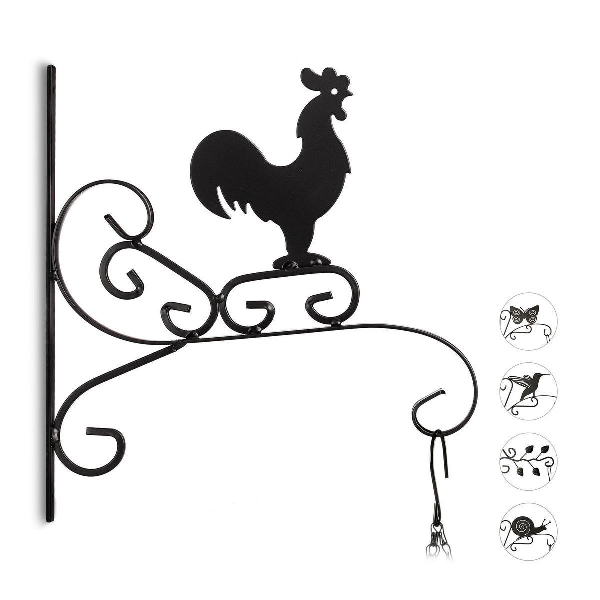 Flower hooks with different motifs