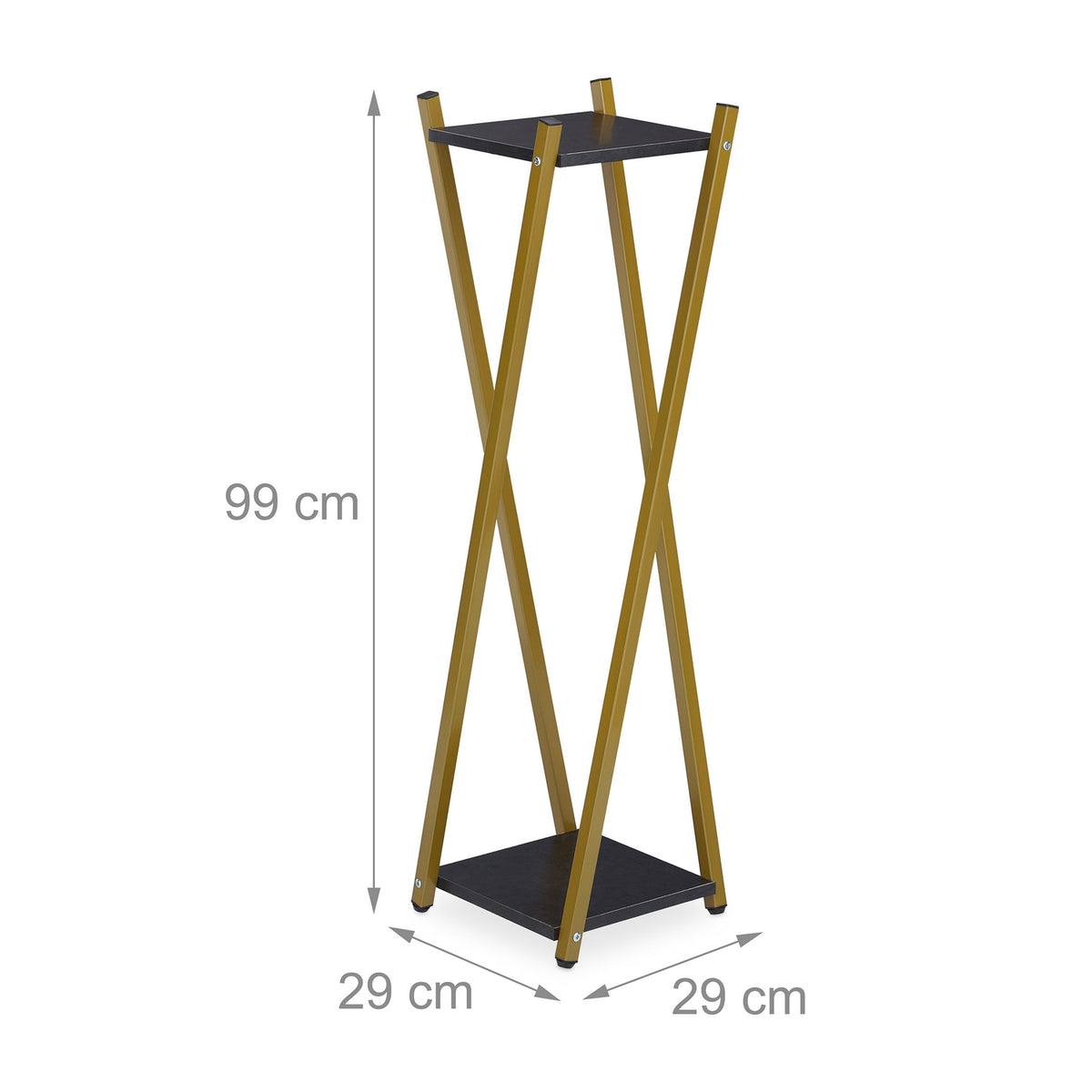 Flower pedestal with 2 levels