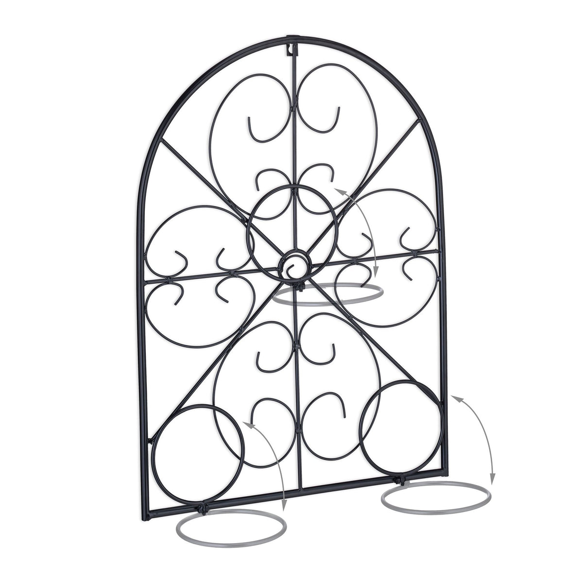 Flower pot holder in black