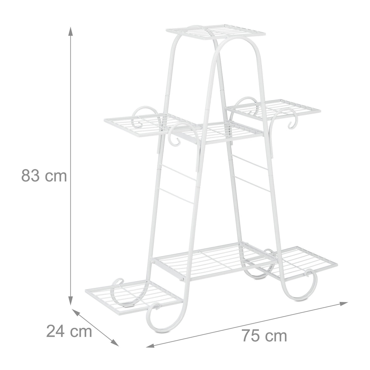 Flower stairs in metal