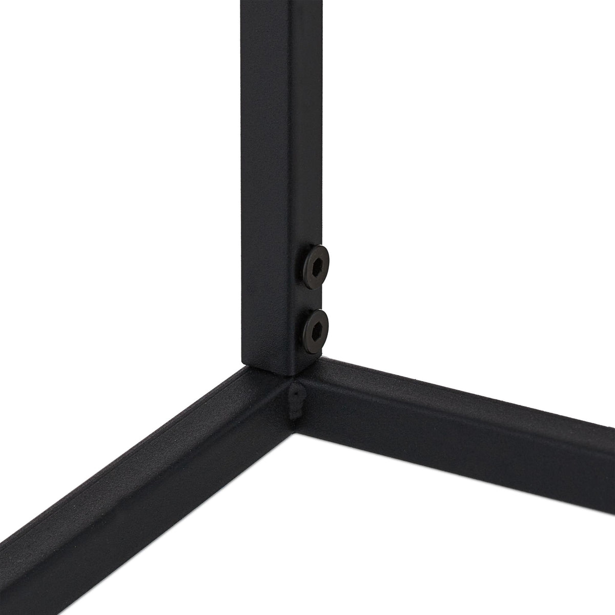 Flower stand in metal - 2 pcs in black