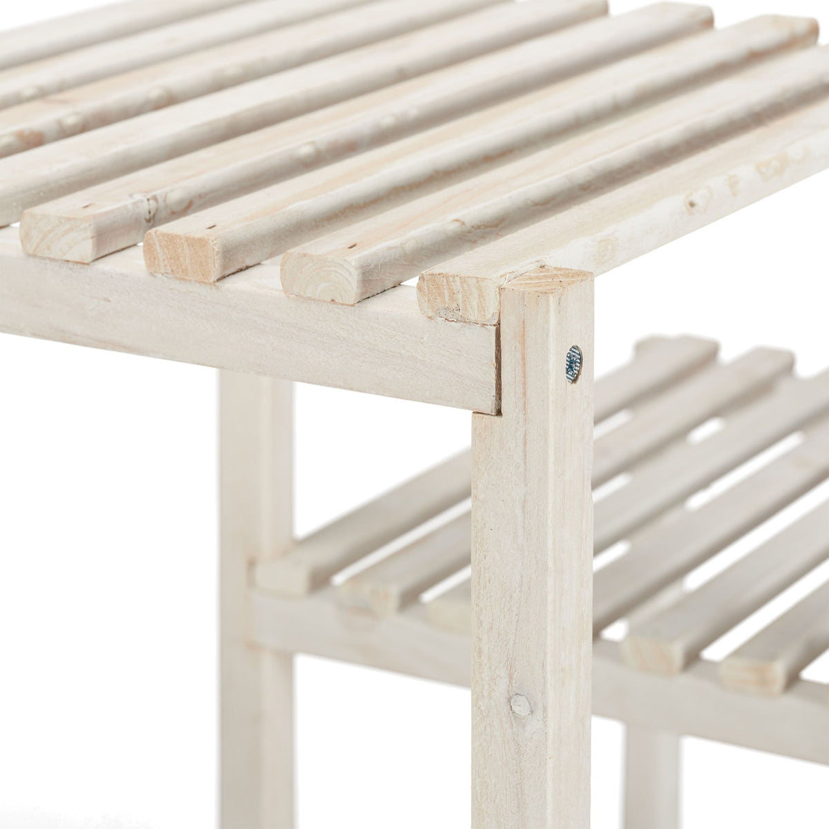 Flower stand wooden white