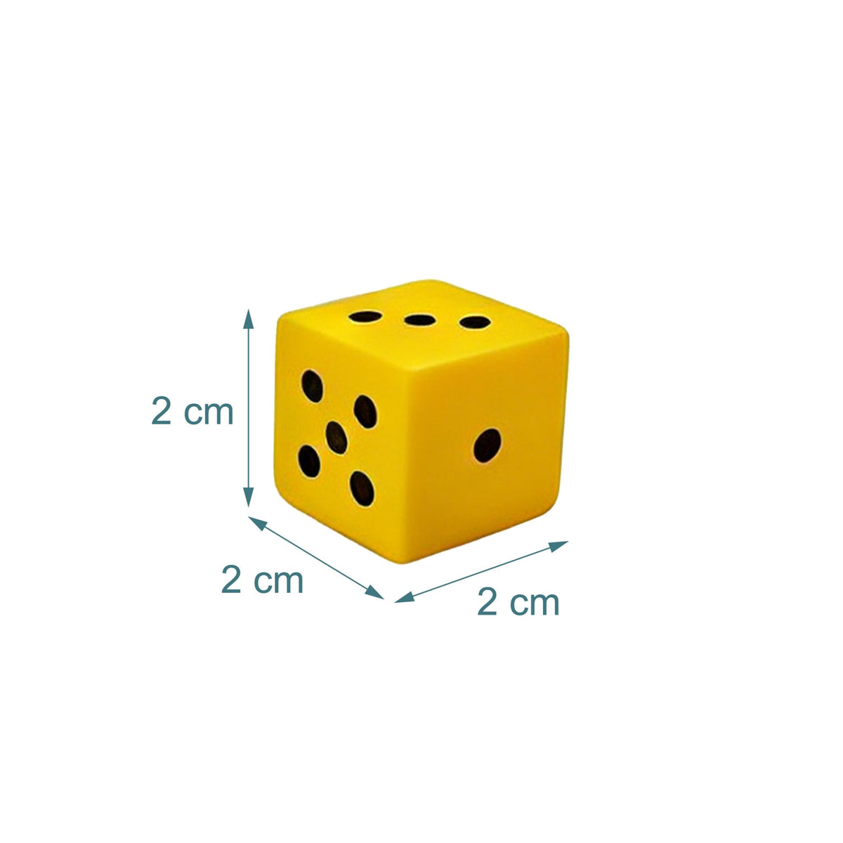 Foam Number Cubes for School, 200pcs