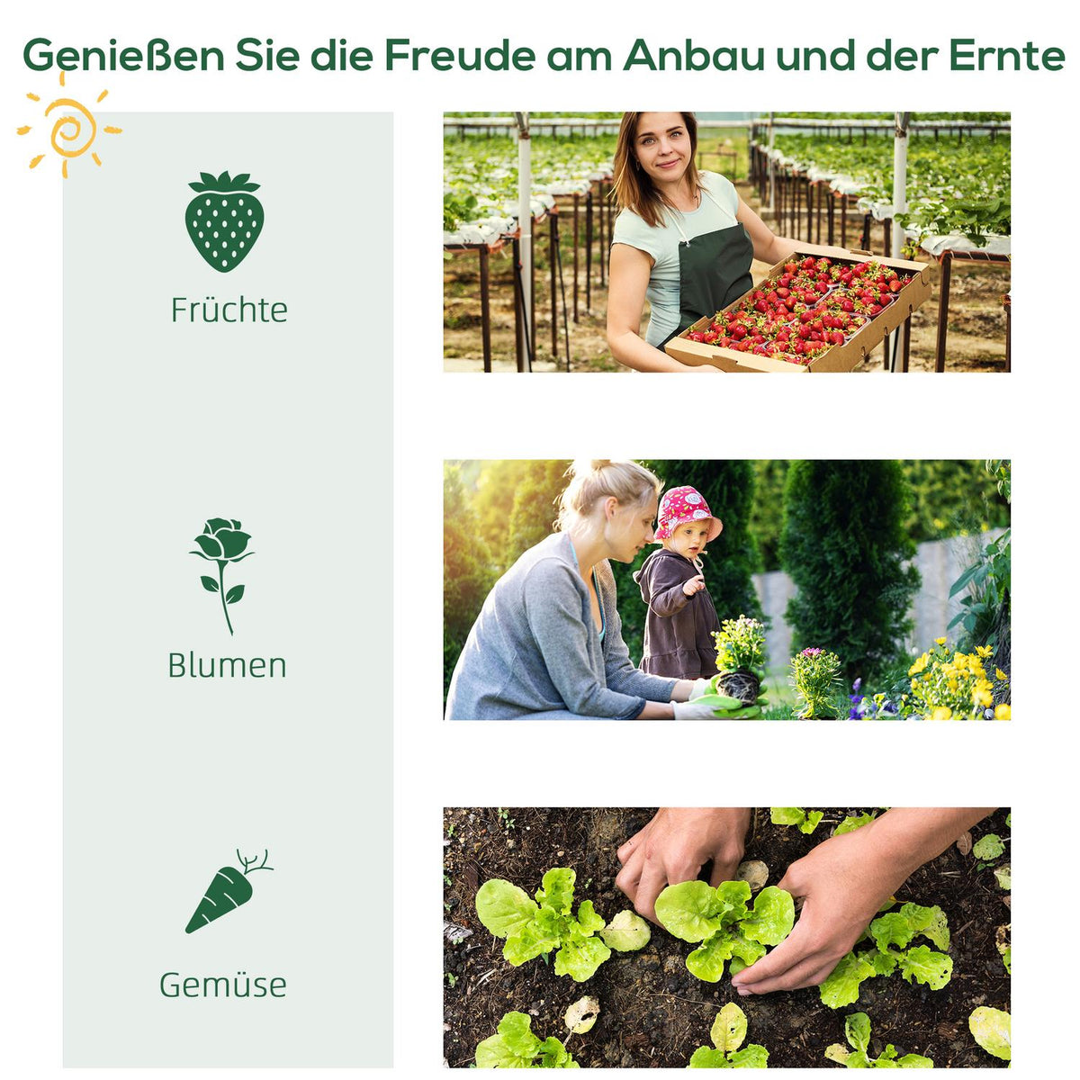 Foil Greenhouse 4 Shelves, Mini Greenhouse For Balcony, Greenhouse, Tomato House, Metal, Green, 80X49X160Cm