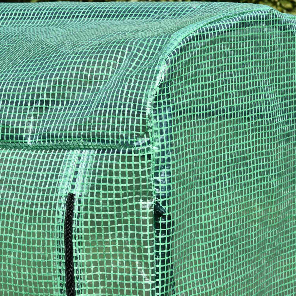 Foil Greenhouse Courtyard Balcony Mini Portable Metal Frame Warm Garden Shed Steel Pe Plastic Green 100 X 50 X 150 Cm