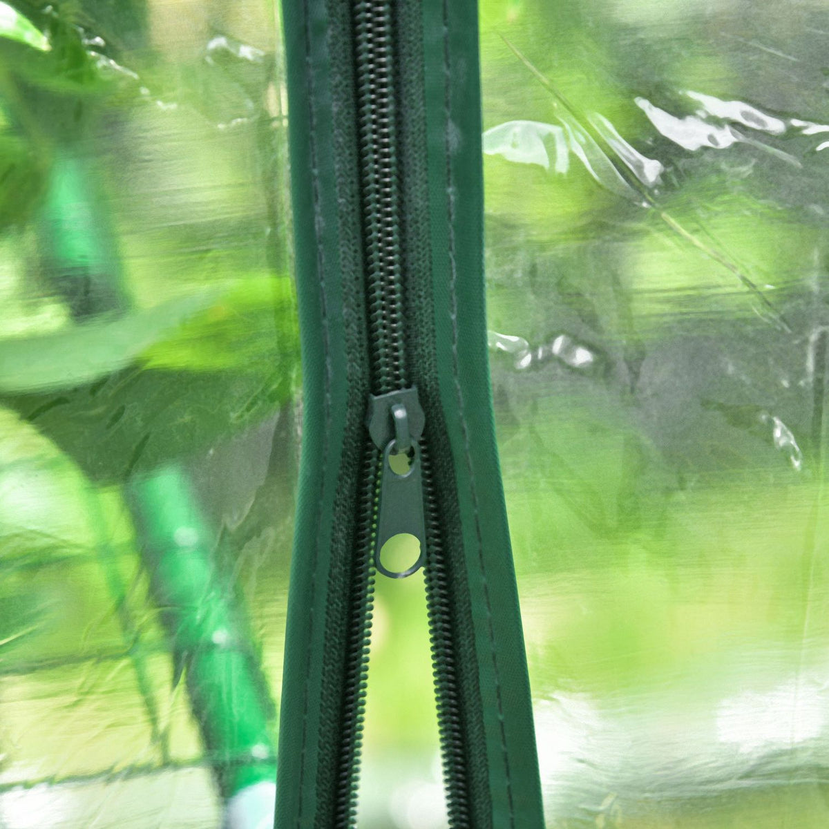 Foil Greenhouse Walk-In Garden Shed Tomato Greenhouse With 6 Shelves, Transparent Steel Pvc, For Garden