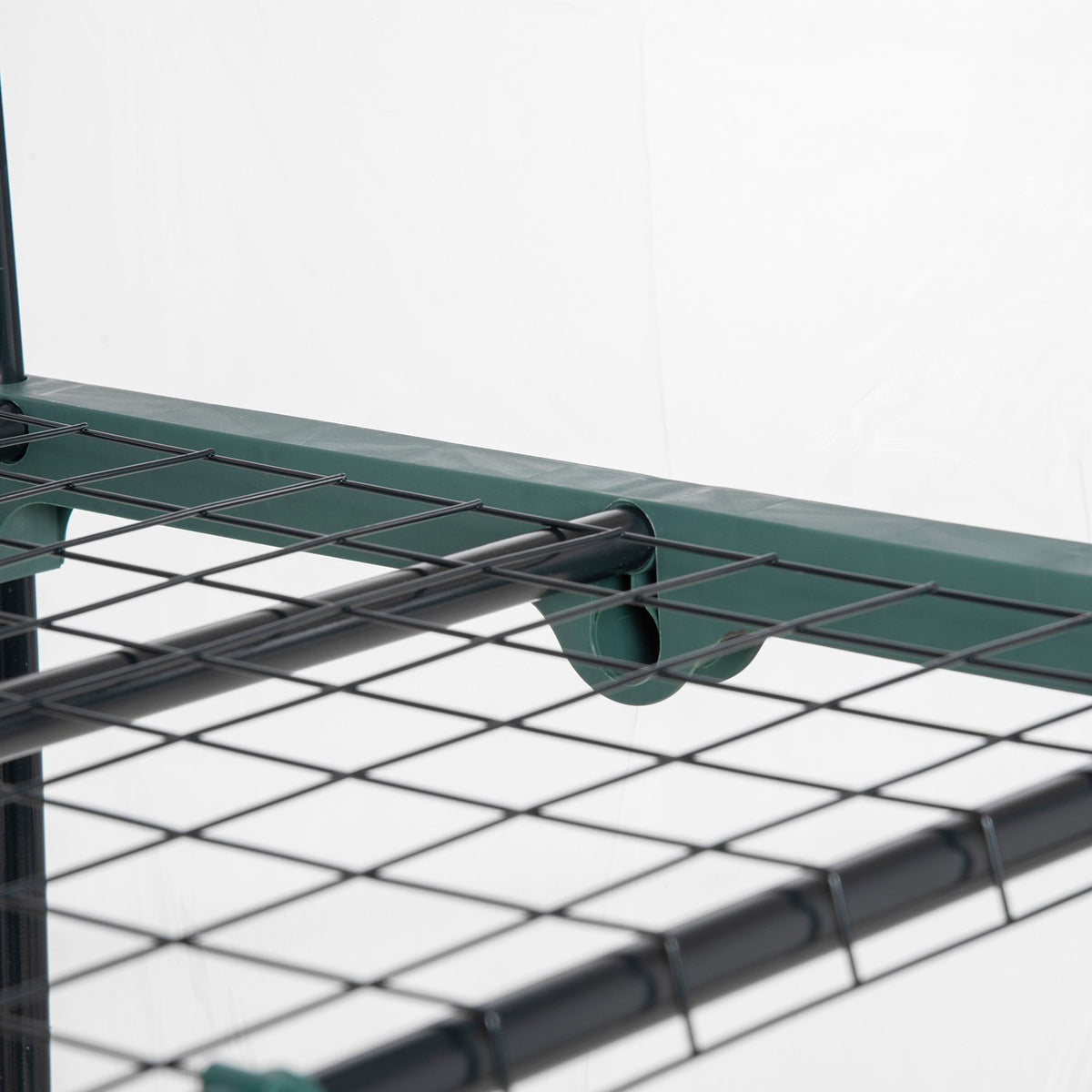 Foil Greenhouse With 5 Shelves, Mini Greenhouse, For Flowers Or Vegetables, Greenhouse, Transparent+Green, 69X49X193Cm