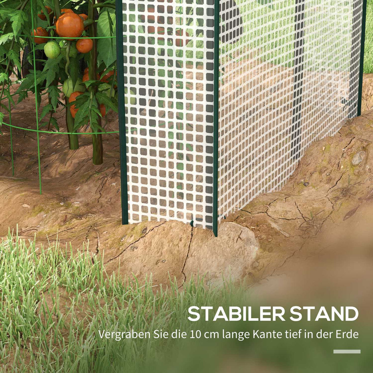 Foil greenhouse greenhouse with double door, windproof tomato house, white, 100x80x150cm