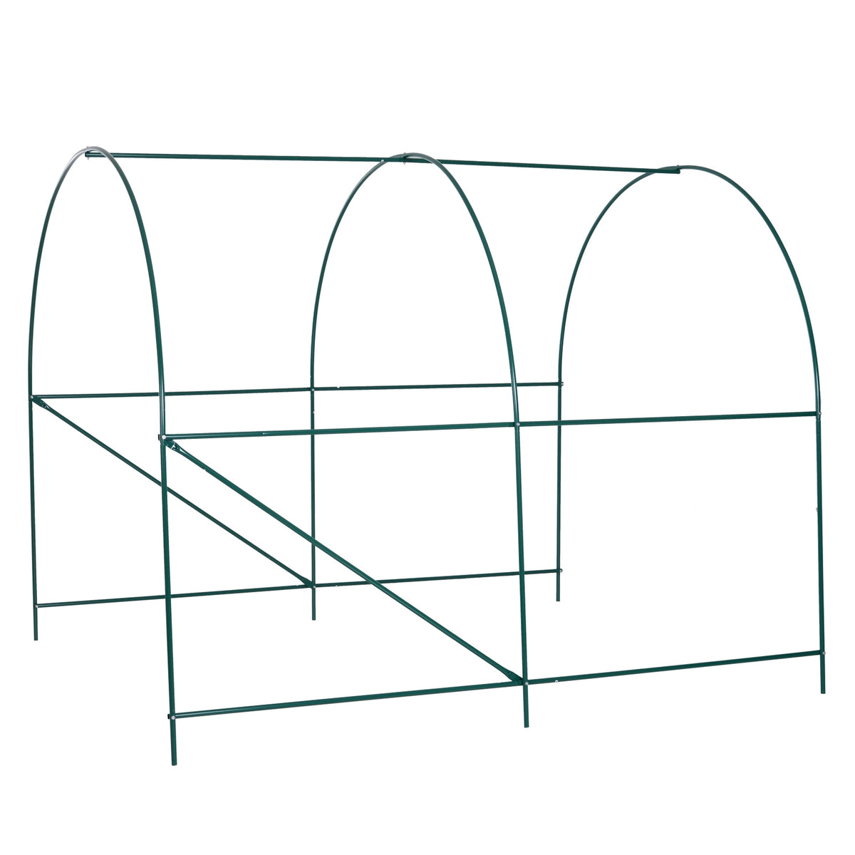 Foil greenhouse tomato greenhouse greenhouse foil tunnel cold frame with window green 245 x 200 x 198 cm