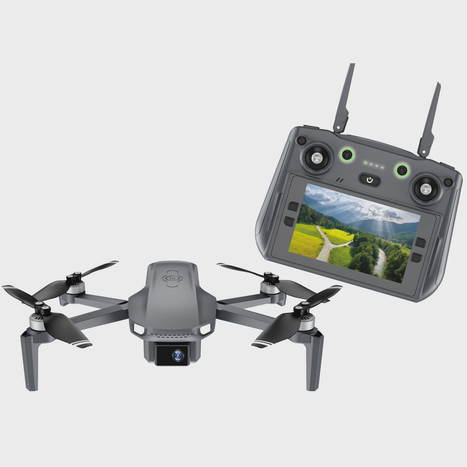 Foldable 4K GPS Drone with Brushless Motors and FPV