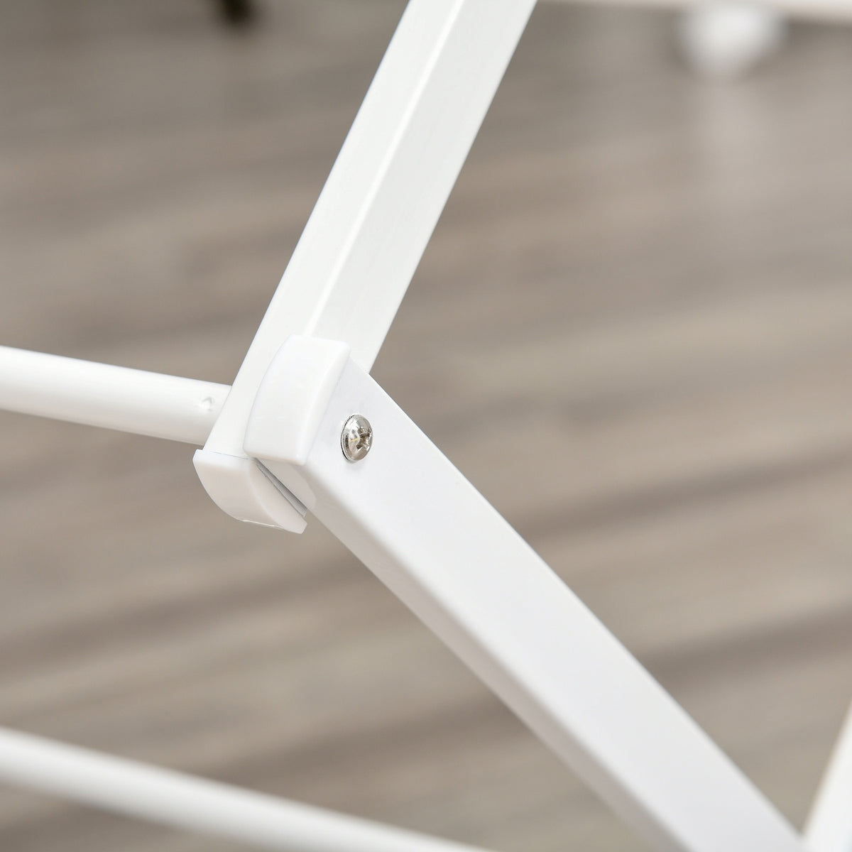 Foldable Clothes Airer 8 Levels Tower Dryer Metal Plastic White 74X35X144Cm