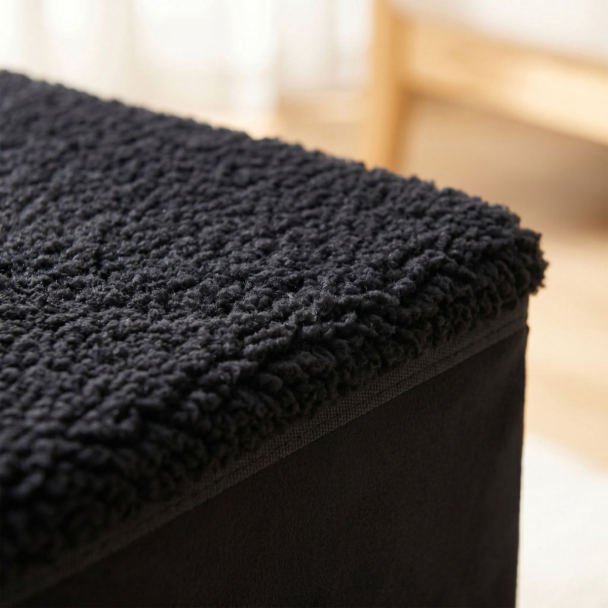 Foldable Dog Steps with Storage – Black, Small
