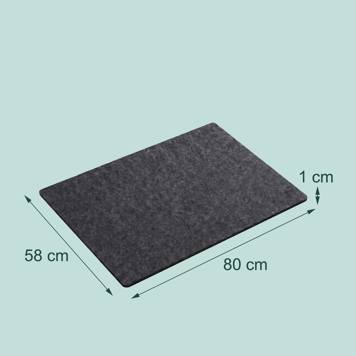 Foldable Felt Puzzle Mat, Grey, Multiple Sizes