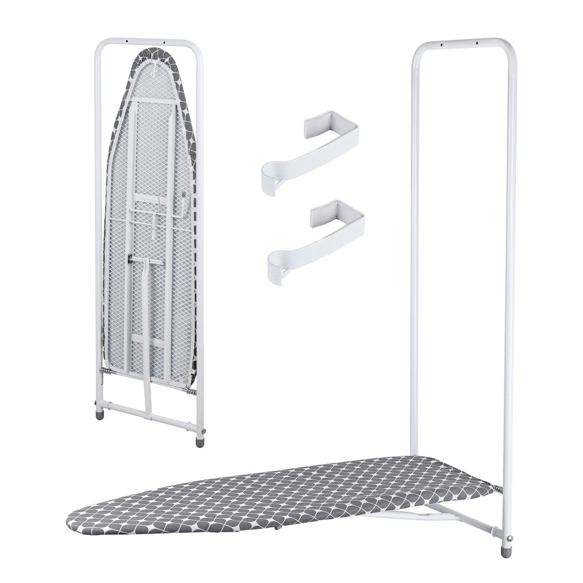 Foldable Over-Door Ironing Board, Steel Frame, 108.5x43 cm
