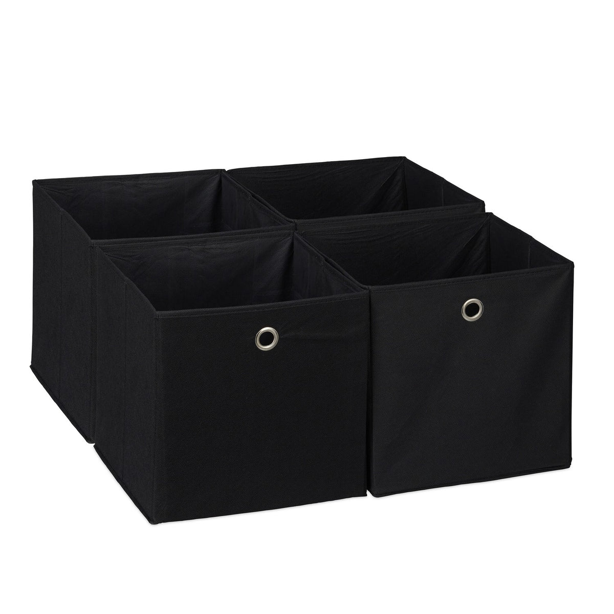 Foldable Shelf Storage Baskets – Set of 4, Fabric Organizers
