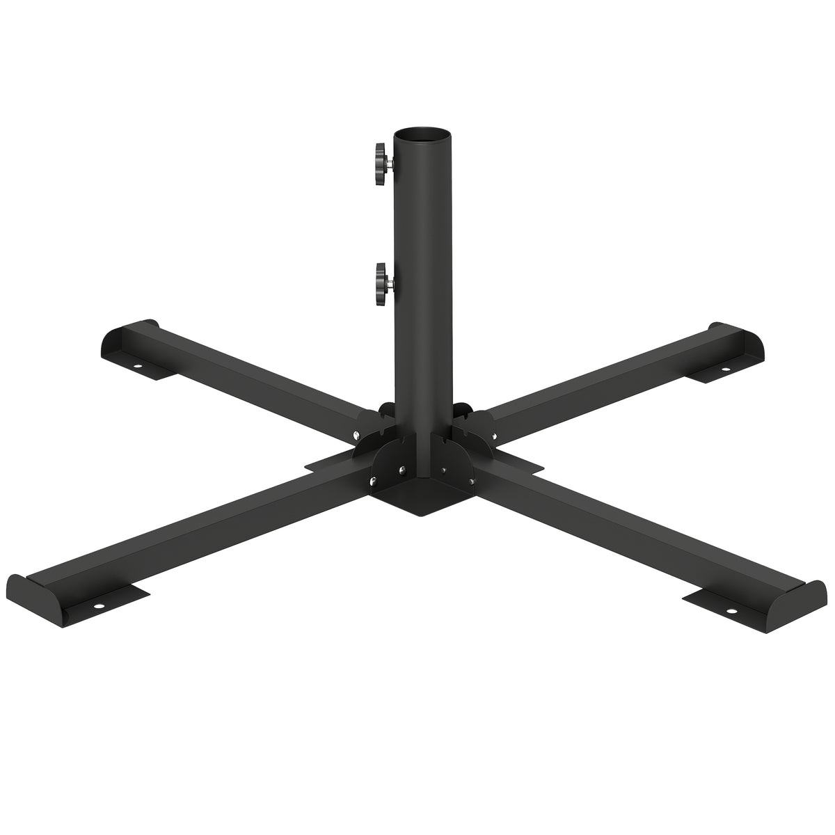 Foldable Umbrella Stand, Fits 38/48mm Poles, Dark Grey