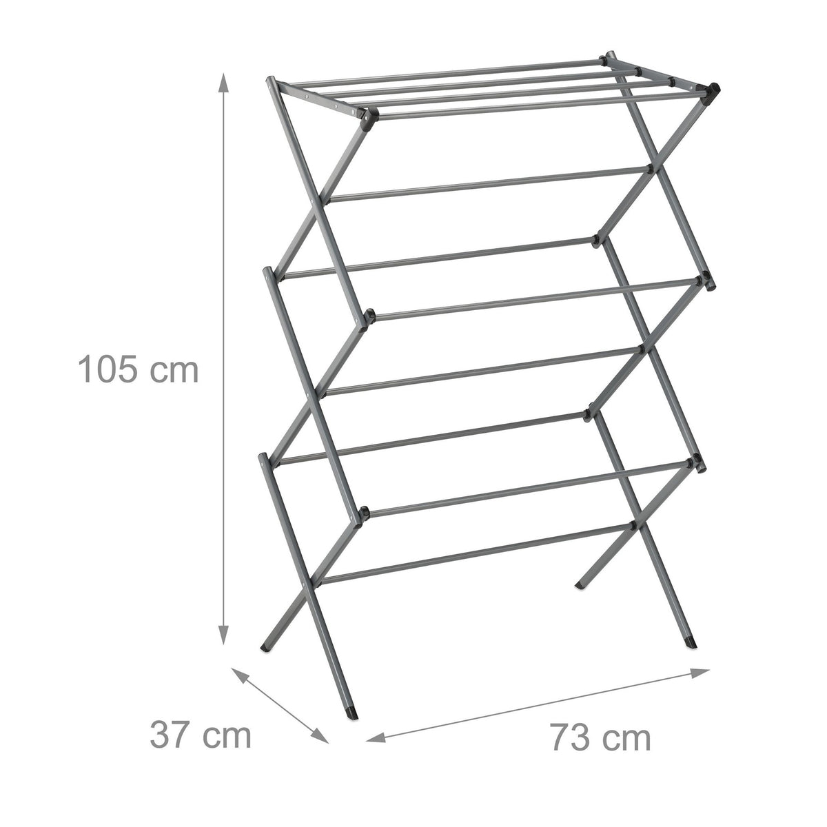 Foldable coat hanger in metal