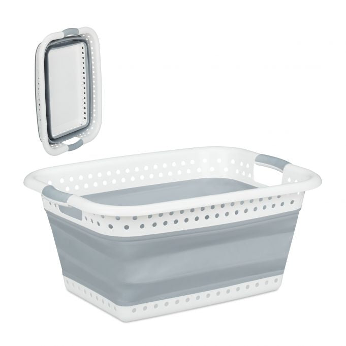 Foldable laundry basket