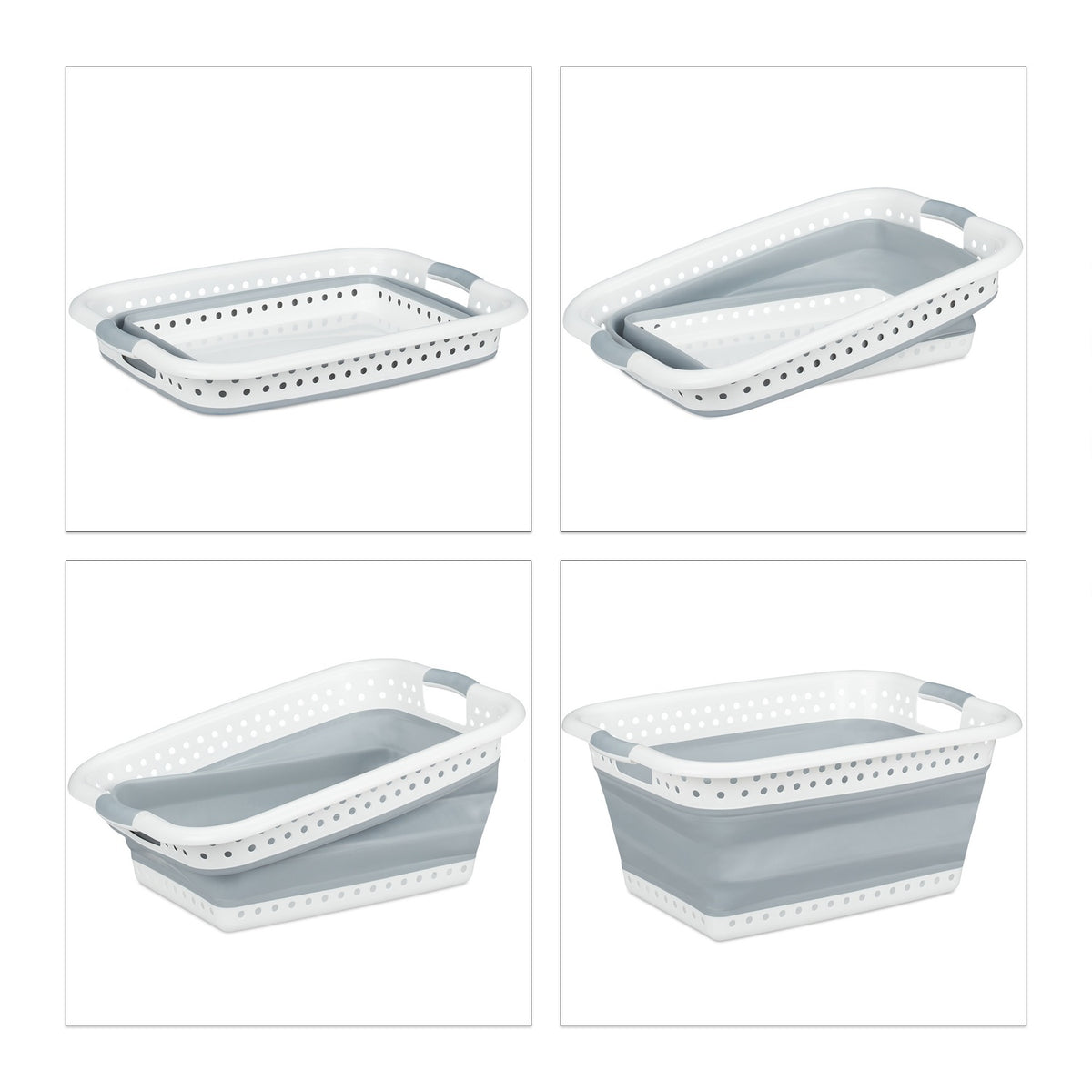 Foldable laundry basket