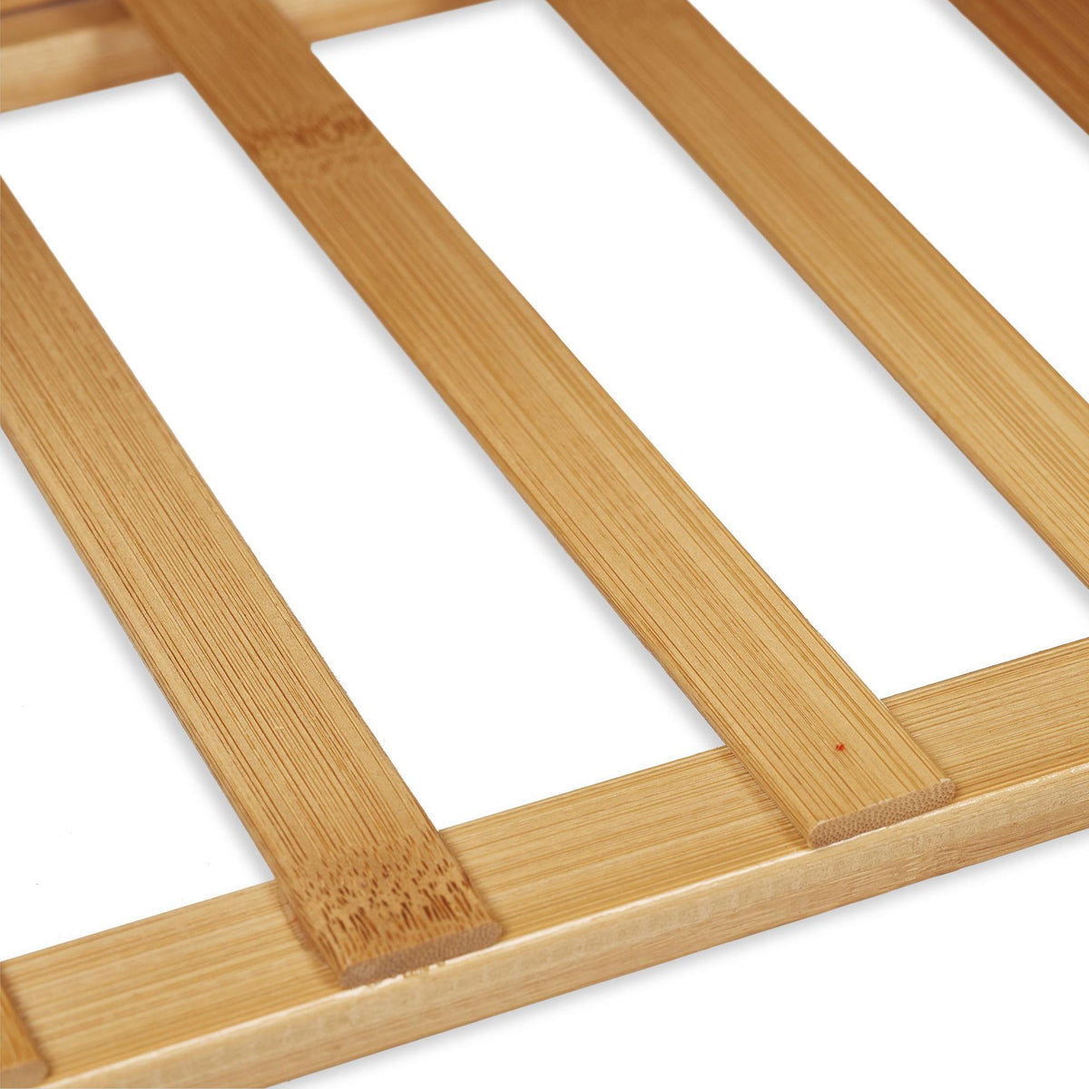 Foldable shoe shelf made of bamboo