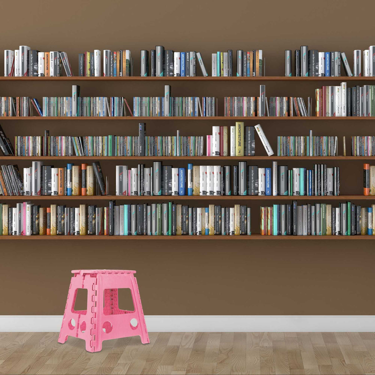 Foldable stool XL pink