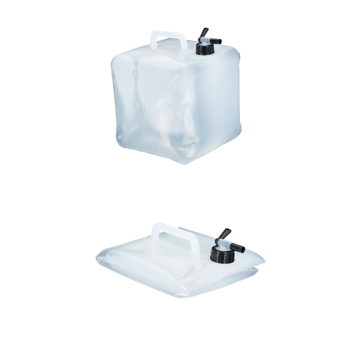 Foldable water container with 4 containers