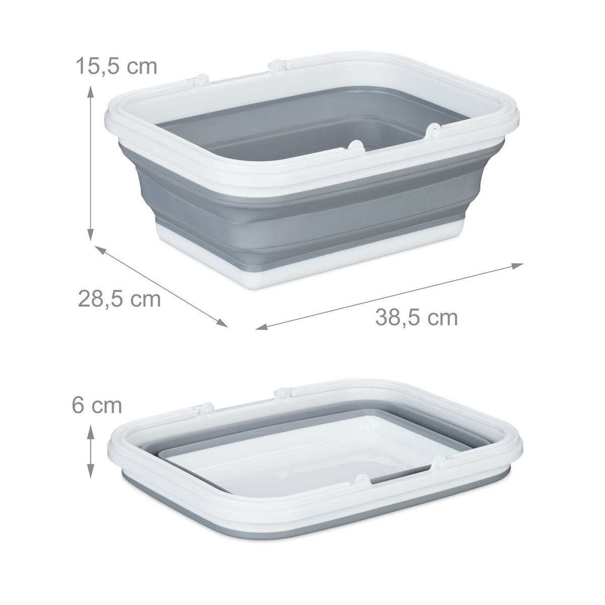 Folding Basket with Handle – Waterproof, Space-Saving