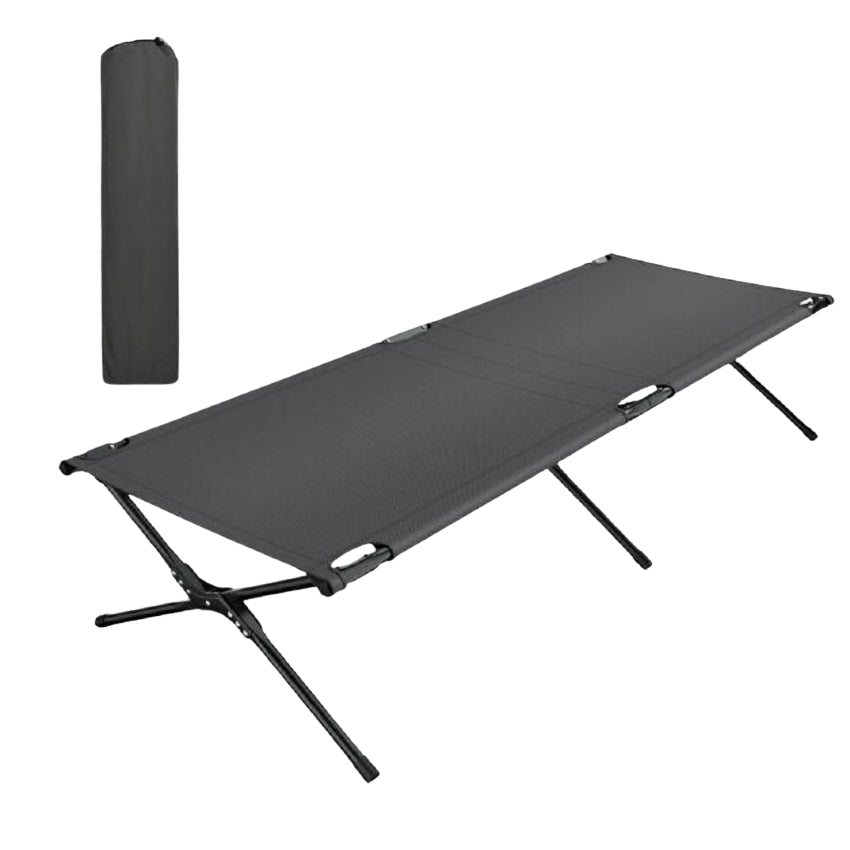 Folding Camping Cot, 190 cm, Steel Frame, 160 kg