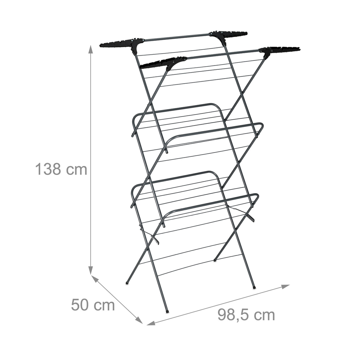 Folding Clothes Airer – Indoor/Outdoor Laundry Rack