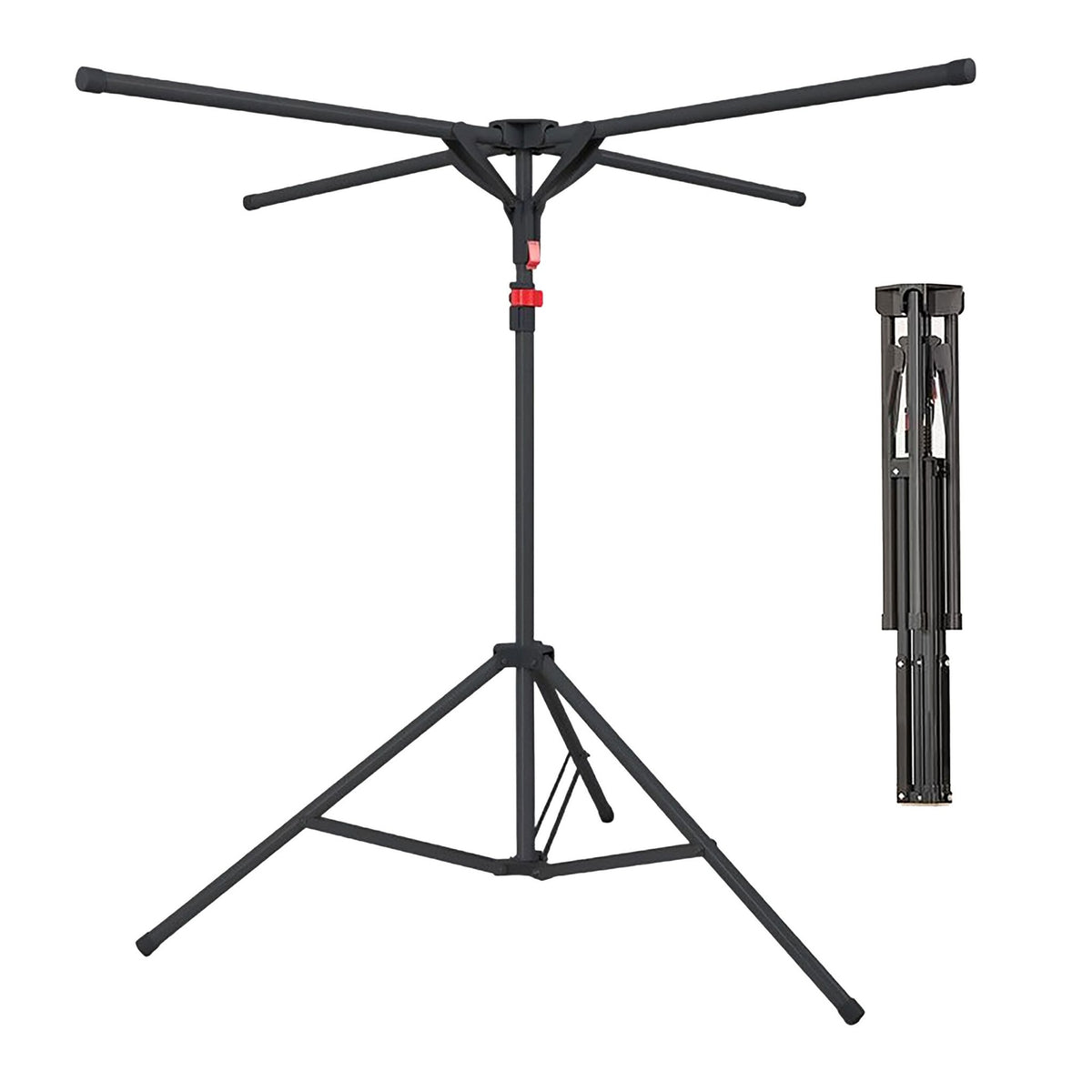 Folding Clothes Drying Rack, Space-Saving, 4 Arms