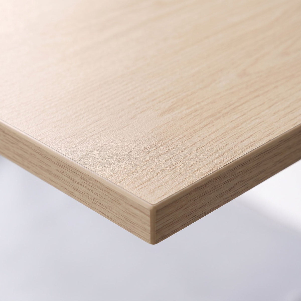 Folding Desk, Natural White, 80x40 cm, Wood & Steel
