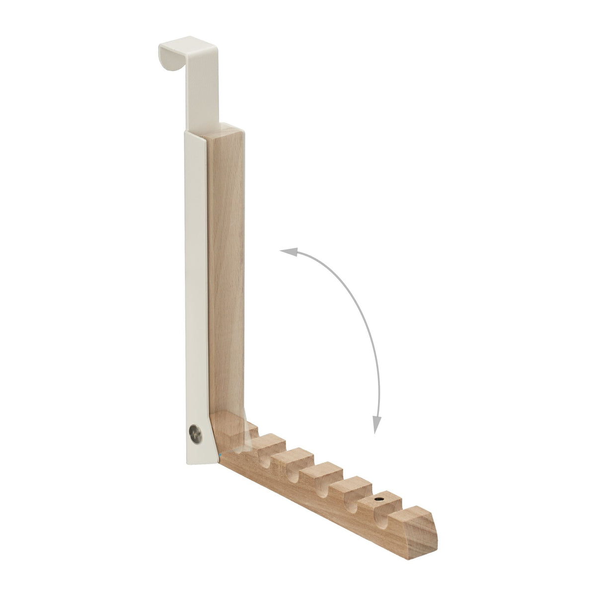 Folding Door Hook in Cream