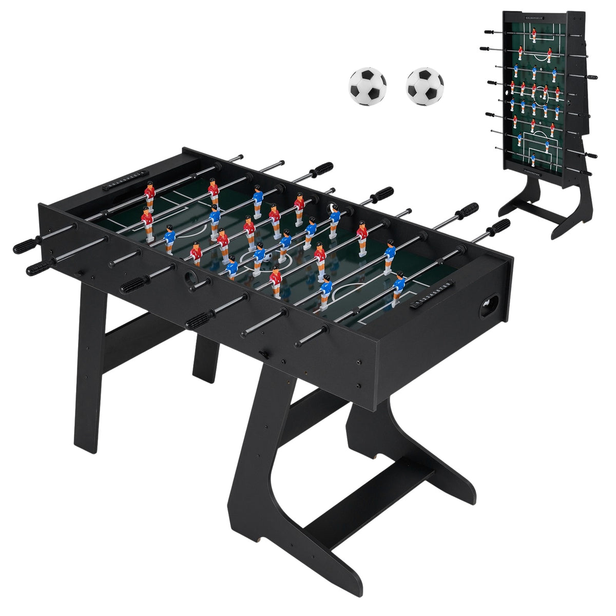 Folding Foosball Table, 22 Players, Slide Scorers