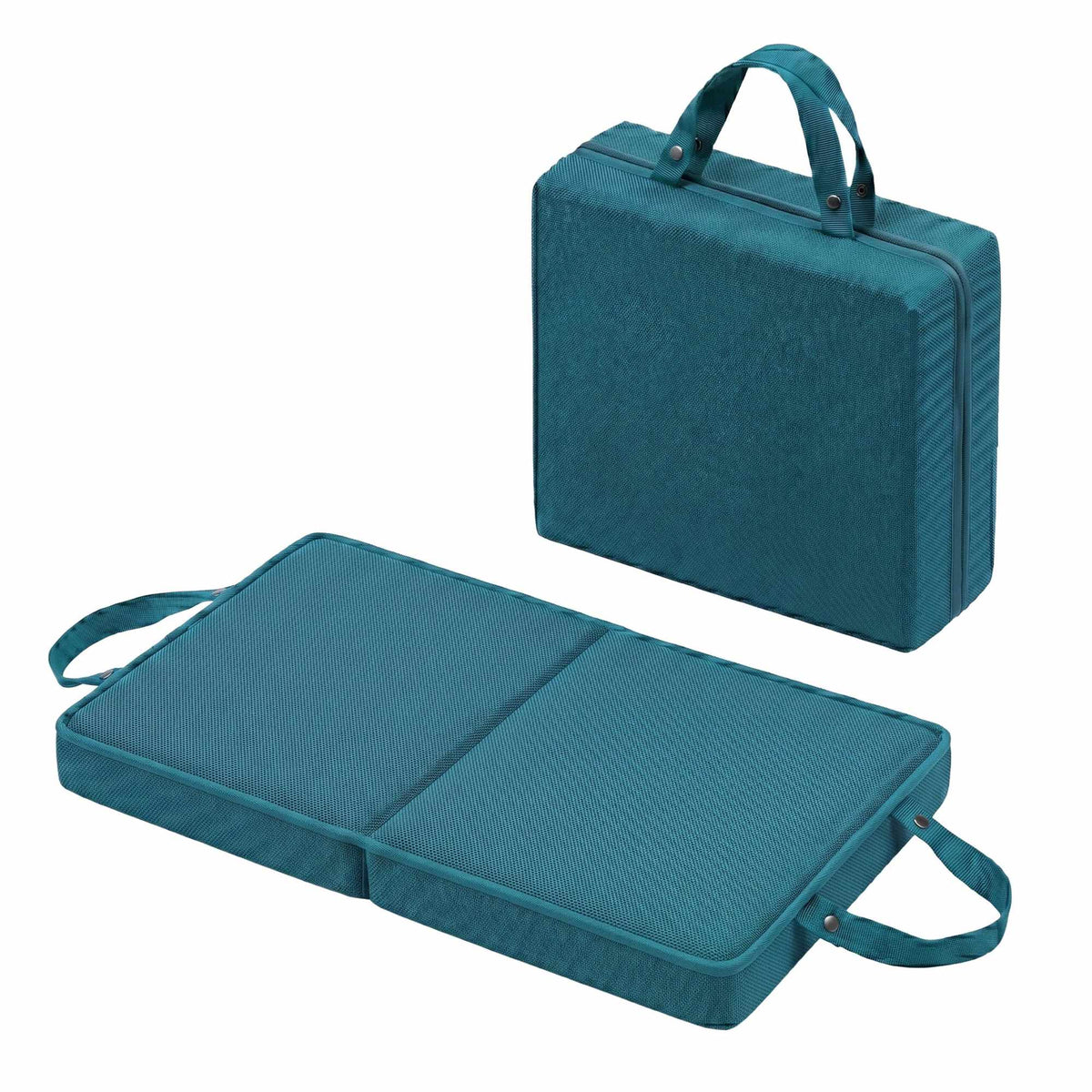Folding Knee Pad, Dark Green Foam, Portable & Durable