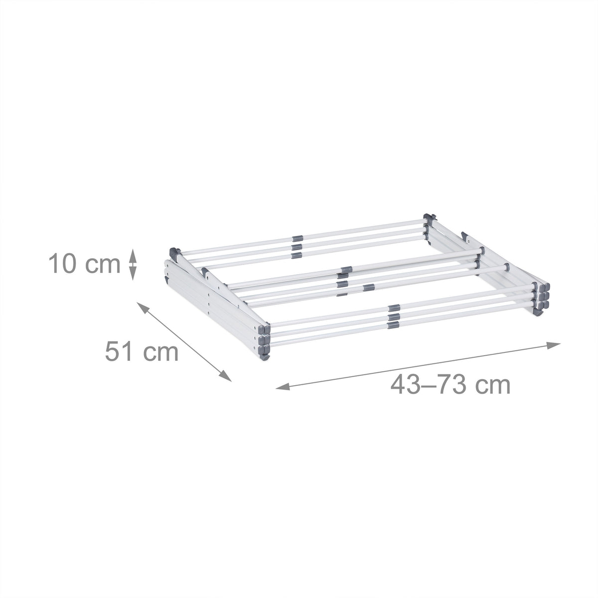 Folding Metal Laundry Rack – Space-Saving Vertical Dryer