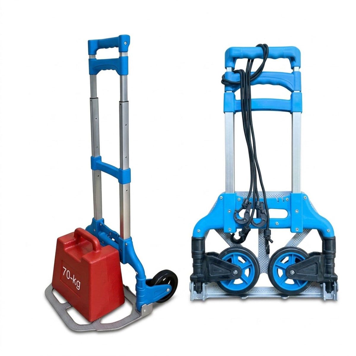 Folding Sack Truck, 70kg Capacity, Steel Frame