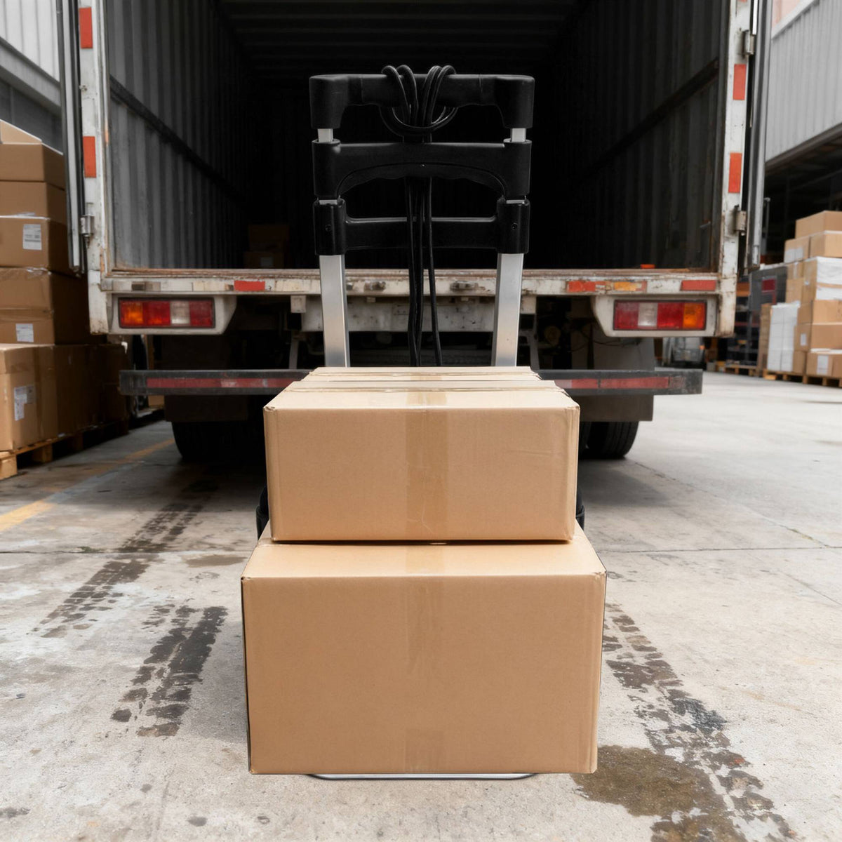 Folding Sack Truck with Bungee Cords, 70 kg Capacity