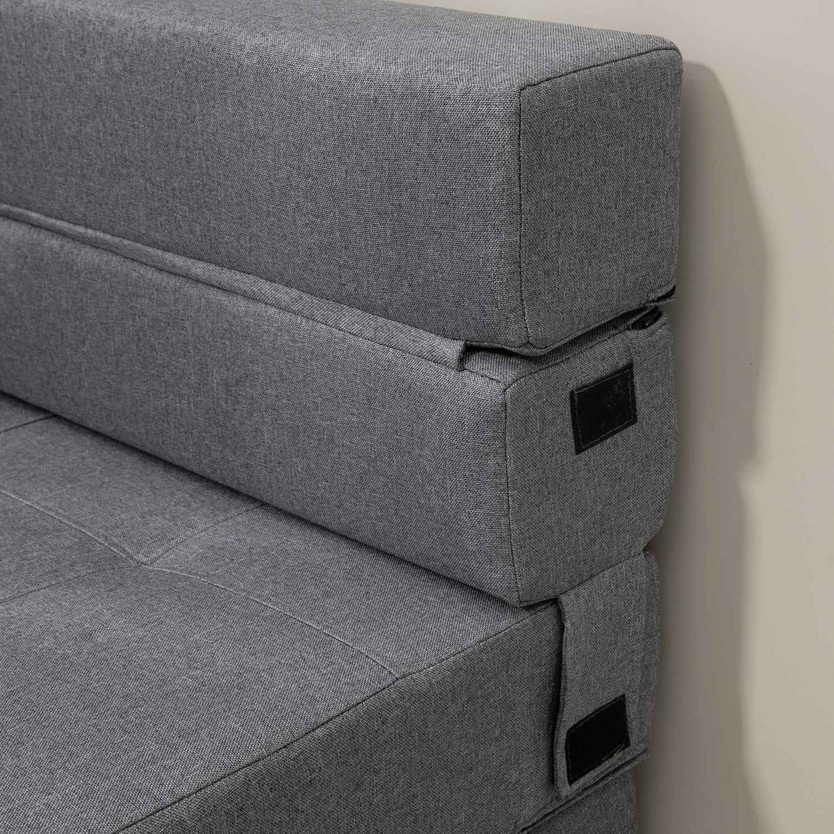 Folding Sleeping Chair, Sofa Bed, 2-In-1 Folding Chair With Bed Function, Relaxation Chair With Pillows, Guest Bed, Load Capacity Up To 100 Kg, Dark Gray