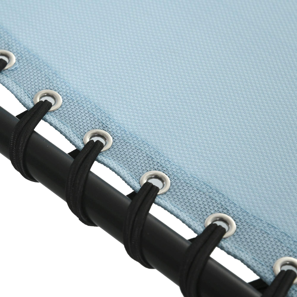 Folding Sun Lounger, Breathable Mesh, Metal Frame, 189x58x30 cm