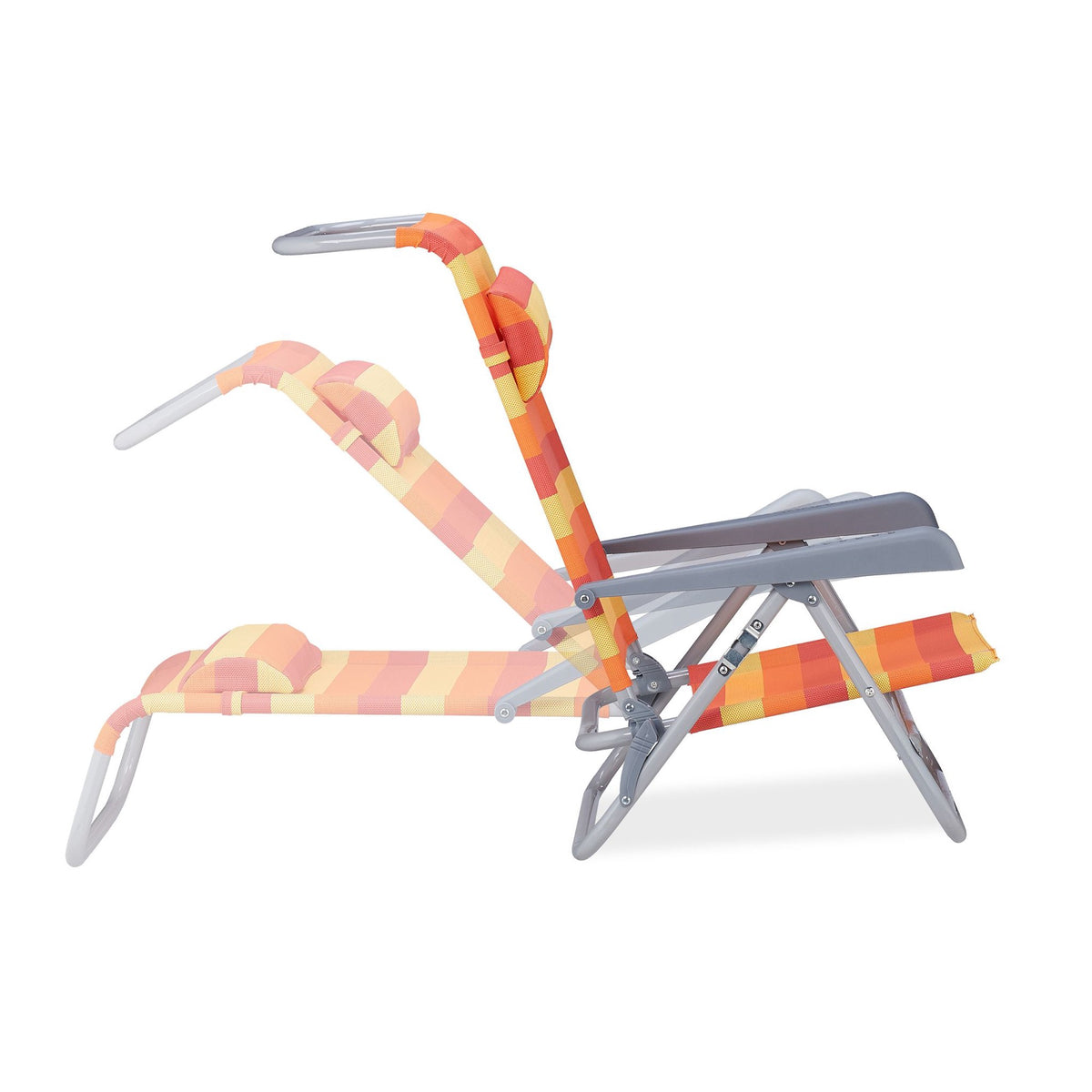 Folding brass chair