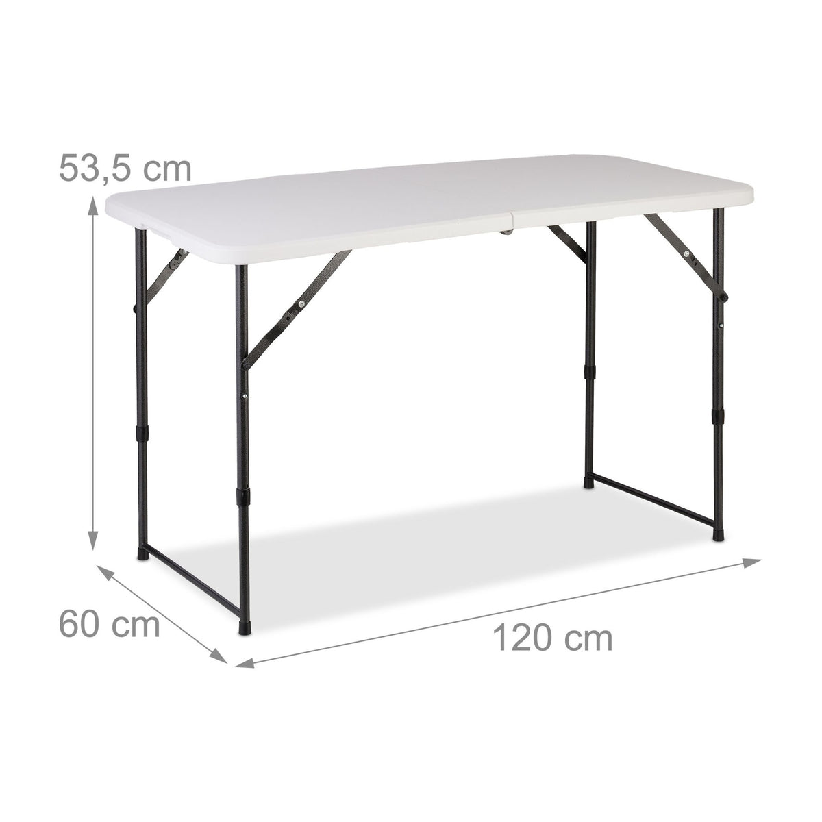 Folding camping table