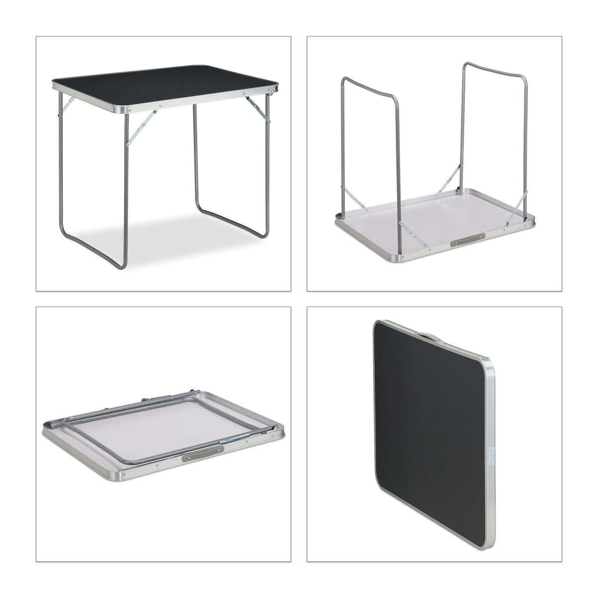Folding camping table