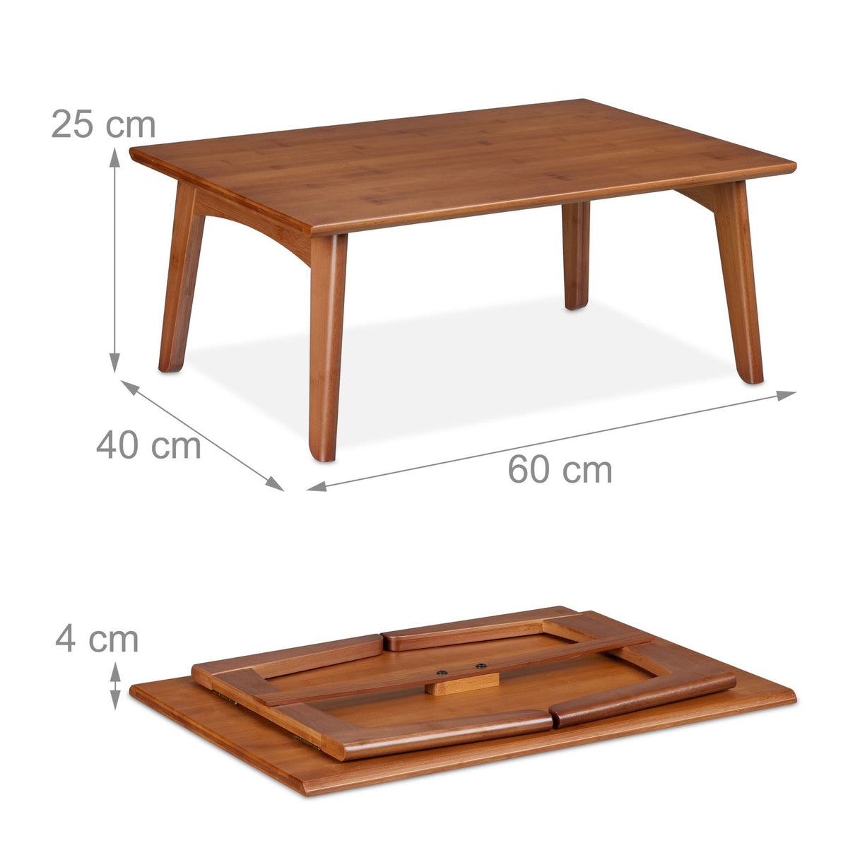 Folding coffee table