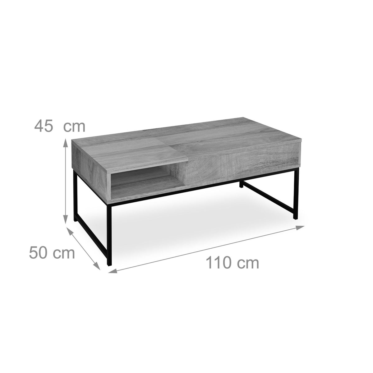 Folding coffee table