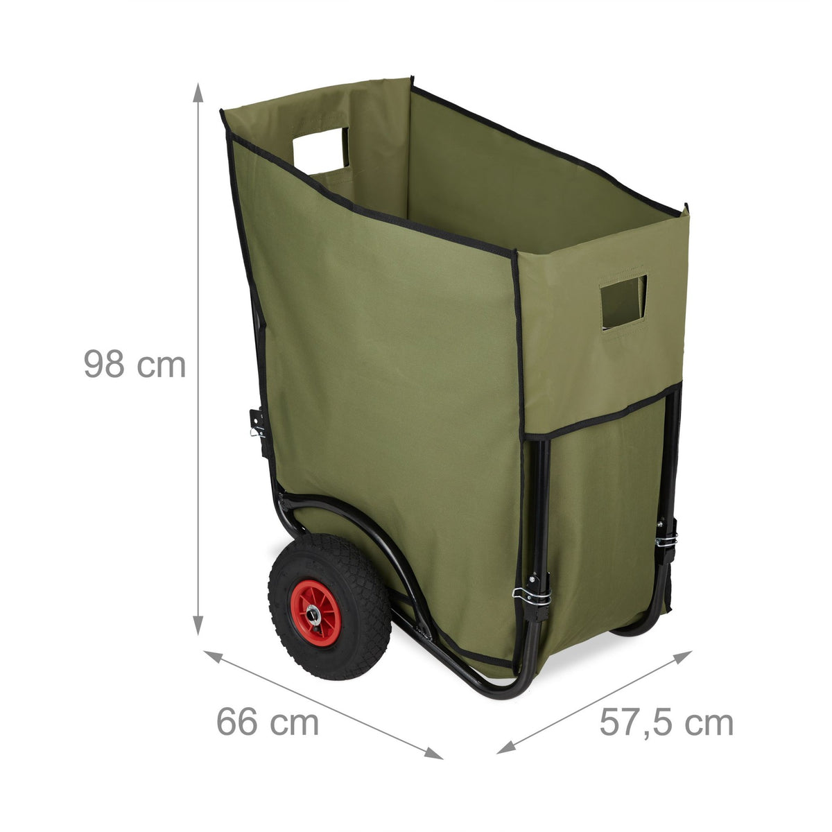 Folding garden cart 160 L