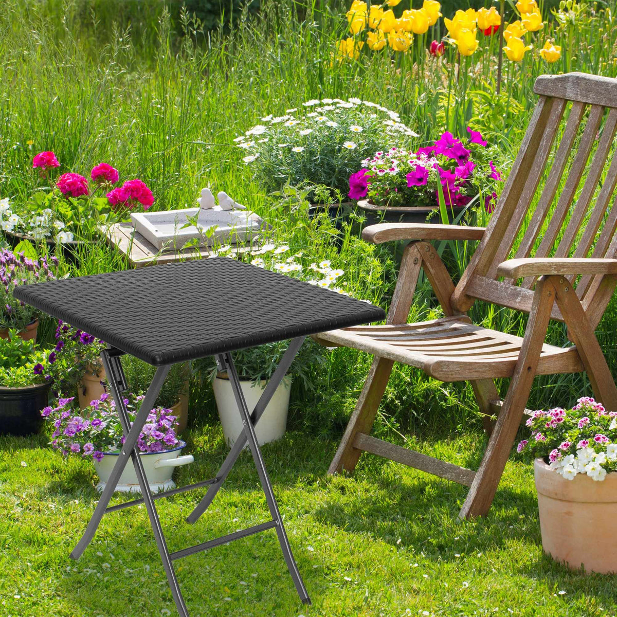 Folding garden table BASTIAN